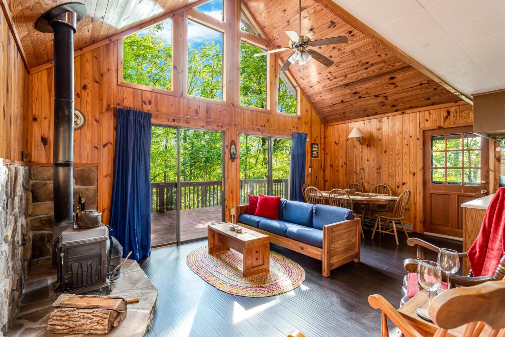 Hot Tub, Large Deck, Wifi, Fire Pit At Chalet Cabin Morton Grove Экстерьер фото